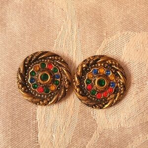 Vintage Lightweight Costume Jewlry Dress Clips